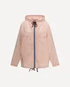 Prada Multicolor Recycled Polyamide Shell Jacket In Pink
