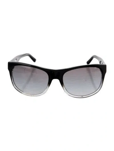 Pre-owned Prada Wayfarer Gradient Sunglasses In Black