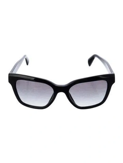 Pre-owned Prada Wayfarer Gradient Sunglasses In Black