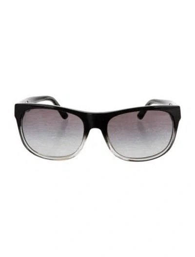 Pre-owned Prada Wayfarer Gradient Sunglasses In Black