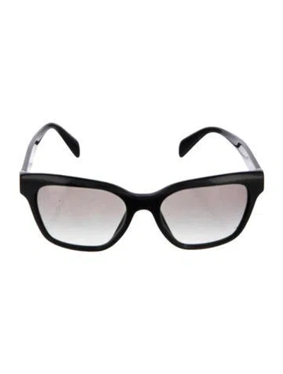Pre-owned Prada Wayfarer Gradient Sunglasses In Black