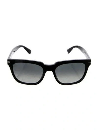 Pre-owned Prada Wayfarer Gradient Sunglasses In Black