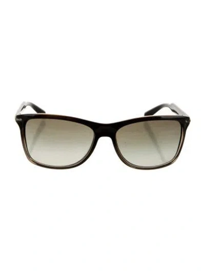 Pre-owned Prada Wayfarer Gradient Sunglasses In Brown