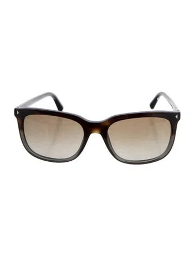 Pre-owned Prada Wayfarer Gradient Sunglasses In Brown