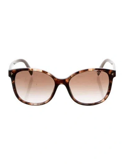 Pre-owned Prada Wayfarer Gradient Sunglasses In Brown