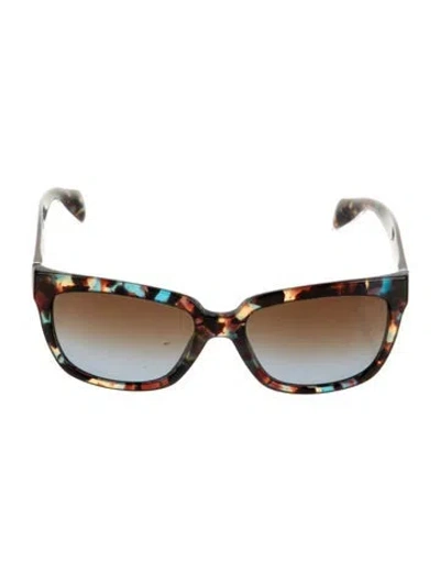 Pre-owned Prada Wayfarer Gradient Sunglasses In Brown