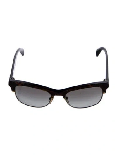Pre-owned Prada Wayfarer Gradient Sunglasses In Neutral
