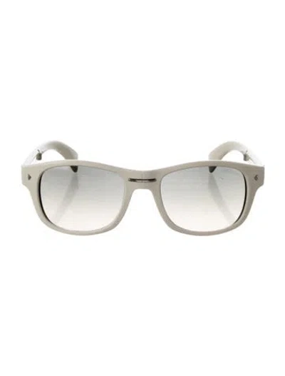 Pre-owned Prada Wayfarer Gradient Sunglasses In White