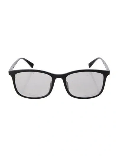 Pre-owned Prada Wayfarer Mirrored Sunglasses In Black