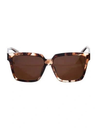 Pre-owned Prada Wayfarer Mirrored Sunglasses In Multi