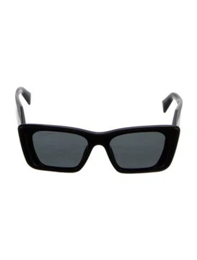 Pre-owned Prada Wayfarer Tinted Sunglasses In Black