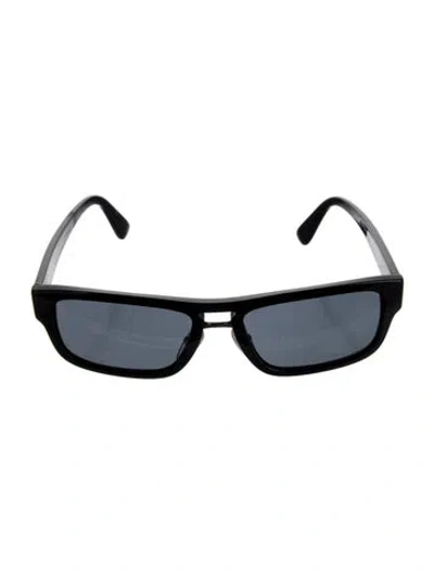 Pre-owned Prada Wayfarer Tinted Sunglasses In Black