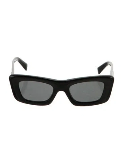 Pre-owned Prada Wayfarer Tinted Sunglasses In Black