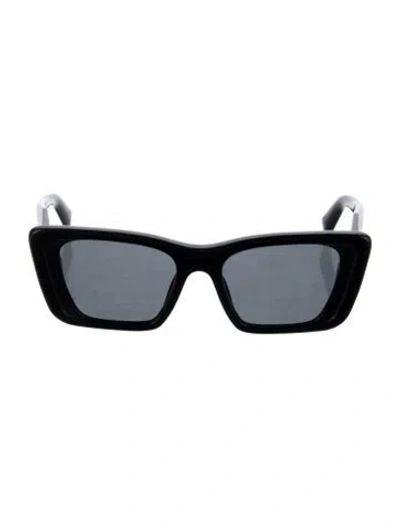 Pre-owned Prada Wayfarer Tinted Sunglasses In Black