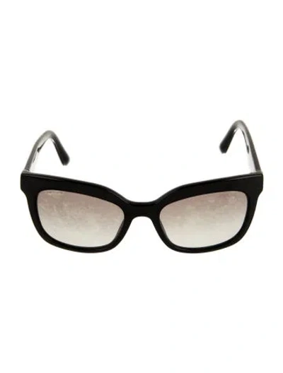 Pre-owned Prada Wayfarer Tinted Sunglasses In Black