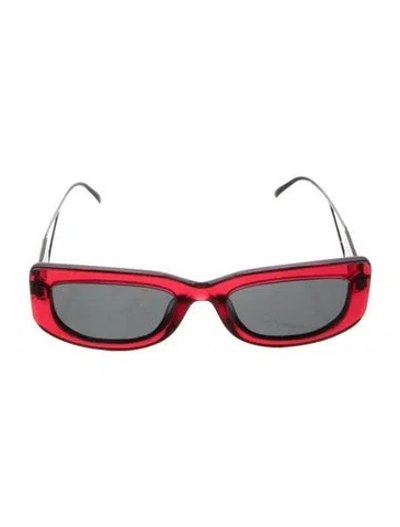 Pre-owned Prada Wayfarer Tinted Sunglasses In Black