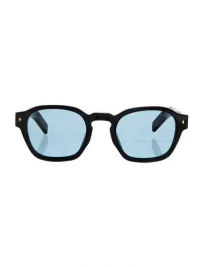 Pre-owned Prada Wayfarer Tinted Sunglasses In Black