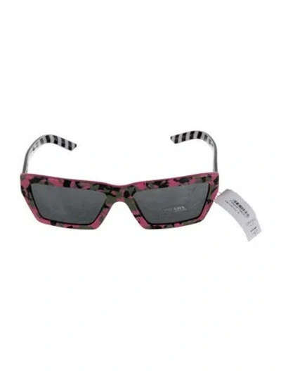 Pre-owned Prada Wayfarer Tinted Sunglasses In Pink