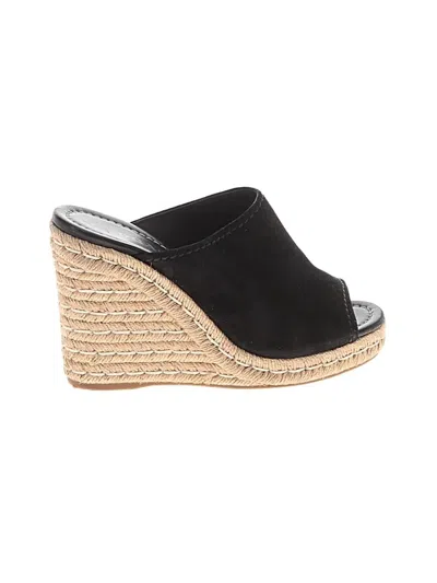 Pre-owned Prada Wedges In Black
