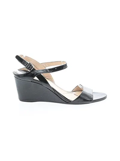 Pre-owned Prada Wedges In Black