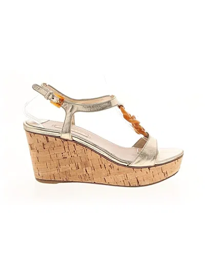 Pre-owned Prada Wedges In Ivory