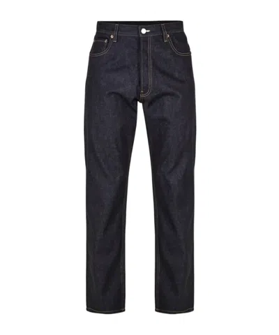Prada Western Style Straight Leg Jeans In Multi