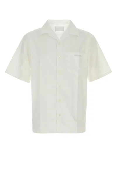 Prada White Poplin Shirt
