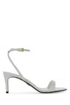 Prada Leather Ankle-strap Sandal In White