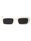 Prada White Acetate Sunglasses In Neutral