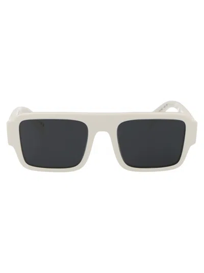 Prada White Acetate Sunglasses In Pink