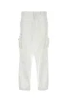 Prada Pantalone Cargo In Cotone Bianco  Uomo In White