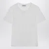 Prada White Cotton Jersey Tshirt In White