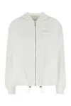 Prada White Cotton Reversible Jacket