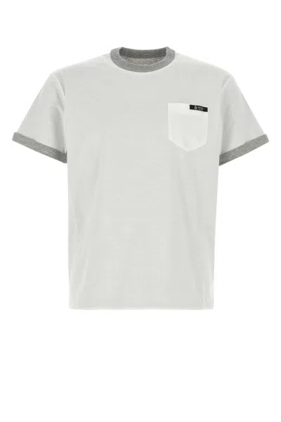 PRADA WHITE COTTON REVERSIBLE T-SHIRT