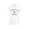 Prada Stamped Logo Crew Neck T-shirt