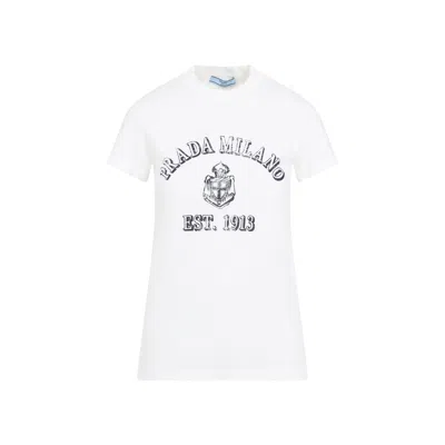Prada White Cotton T-shirt