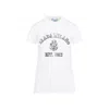 Prada Stamped Logo Crew Neck T-shirt