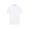 Prada Triangle Logo Cotton T-shirt In White