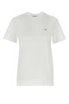 Prada White Cotton T-shirt In White