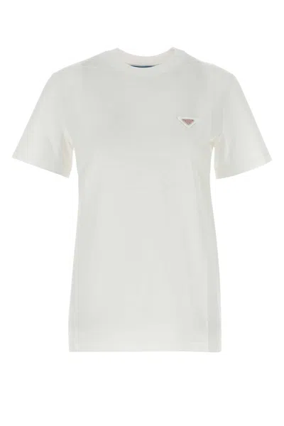Prada White Cotton T-shirt