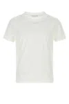 Prada Crew Neck Short Sleeve Fitted T-shirt In White