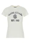 Prada Stamped Logo Crew Neck T-shirt