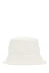 Prada White Denim Bucket Hat In Neutral