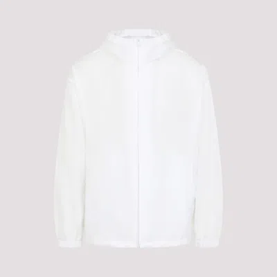 PRADA WHITE FRONT ZIP JACKET
