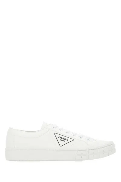 Prada Calzatura-11 Nd  Male In White
