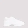 Prada Wavy Triangle Logo Low-top Sneakers In White