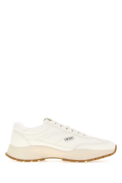 Prada Nappa Leather Sneaker For Women In Multi