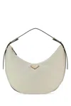 Prada Shoulder Bag With Adjustable Strap And Curved Silhouette