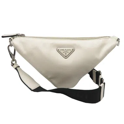 Pre-owned Prada White Leather Shoulder Bag ()