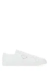 Prada Brushed Leather Low-top Sneakers
